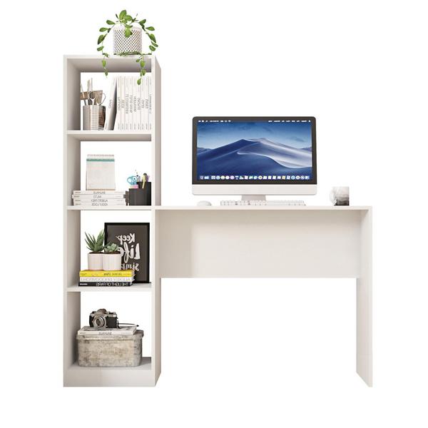 Mesa Office Table and Tower White