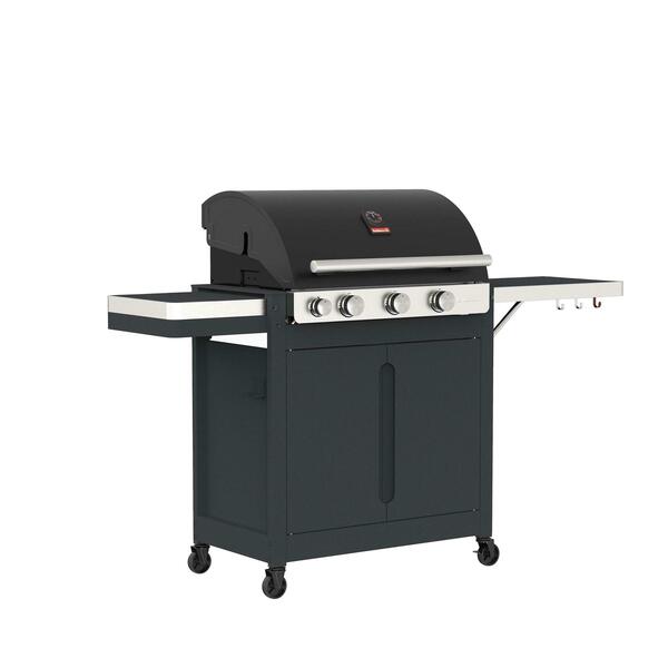Barbecook Stella 3201 Gas Barbecue Black With Cabinets 174x59x119cm