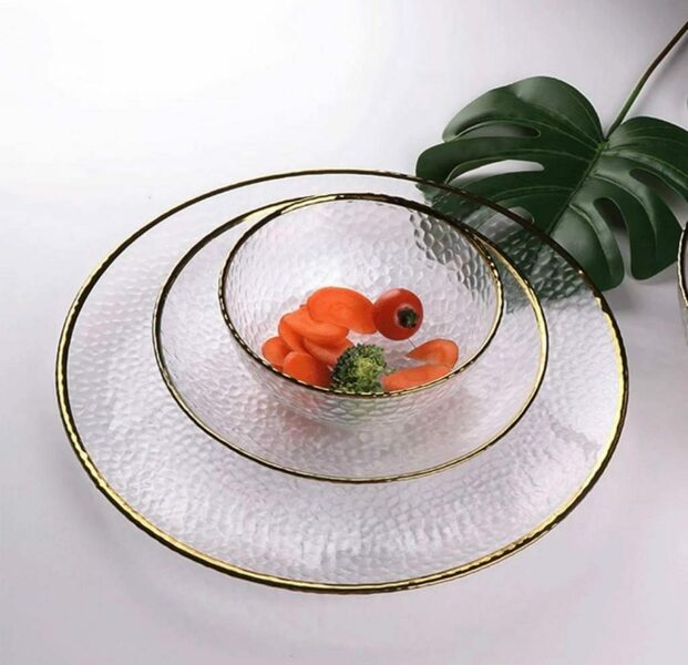 Glass shop plate set